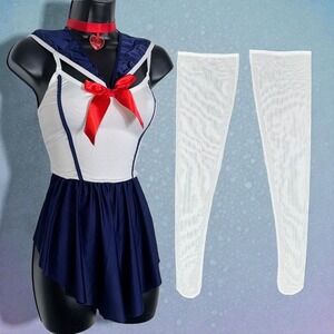 New Small Japanese‎ School Girl Uniform Anime Cosplay Costume Outfit Sexy Sailor